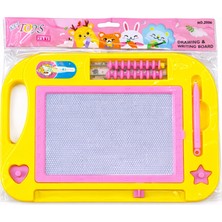 Kette Plastik 30 cm Büyük Boy Silinebilir Yazı Tahtası Abaküslü – Eğitici Çizim ve Yazı Tahtası (Kalemli