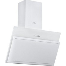 Luno 3462 Beyaz Ankastre Davlumbaz Beyaz 110 cm Duvar Tipi Yüksek Emiş Gücü ve Sessiz Çalışma