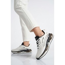 Hammer Jack Beyaz Siyah Fileli Hafif Esnek Unisex Spor Ayakkabı 101 25087-G