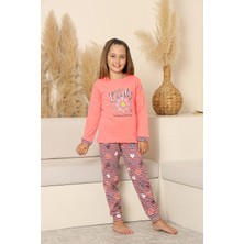Pms Kapitex 8219 Kız Çocuk Uzun Kol Pijama Takımı