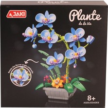 Die Grup JK29011 Jaki Mavi Orkide Saksıda 581 Parça Block Oyuncak