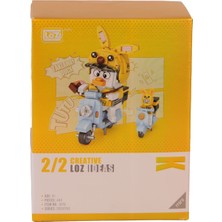 Die Grup LZ-1676 Loz Kurye Ördek 443 Parça Block Oyuncak
