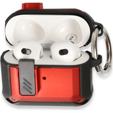 Eco Port Apple Airpods 3 (3.nesil) Truva Kılıf - Kırmızı