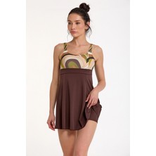 Pms Argento 0341-3010 Kadın Elbiseli Mayo