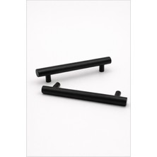 Orient Design Siyah - Ahşap Çekmece ve Dolap Kulbu 2’li (128 mm)