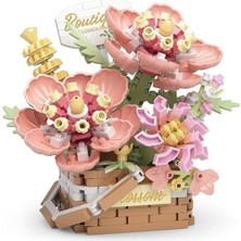 Die Grup P1086 Panlos Çiçek Buketi 455 Parça Block Oyuncak