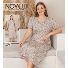 Pms Noyalux 4077 Kadın Battal Kısa Kol Elbise Gecelik