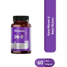 Veritamin IM-9 Kara Mürver Ekstresi Ve Beta Glukan Içeren 60'lı Kapsül Takviye Edici Gıda