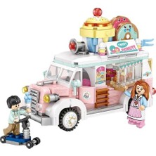 Die Grup LZ1738 Loz Çörek Arabası Block Oyuncak 583 Parça