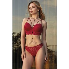 Pms Nurteks 4330 Desteksiz Dantelli Sütyen Takım