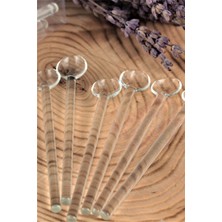 PremiumPort 6'lı Lüx Sade Cam Çay Kaşığı Seti, Şıklık ve Kaliteyi Bir Arada Sunar