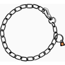 Sprenger Köpek Zincir Tasma Siyah Inox 3 mm Ayarlanabilir