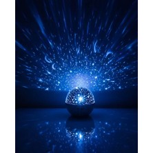 Midas Toptan Home Müzikli Yıldız Yansıtmalı Dekoratif Gece Lambası