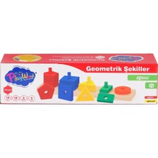 Die Grup ONY-305 Ahşap Geometrik Şekiller -Onyıl Oyuncak