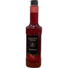 GRANDETERRA Grande Terra Çilek Aromalı Şurup 750 ml