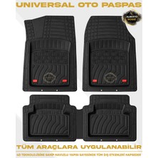 Alberto Rossi  Fiat Bravo  2007-2014 Model Uyumlu 4d Joker Siyah Havuzlu Paspas Universal-Yumuşak Kaymaz Taban