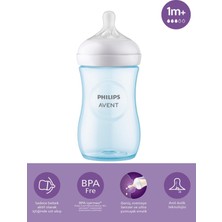 Die Grup Philips Avent Doğal Tepkili Natural Response Pp Biberon 260ML 1+ Ay Mavi