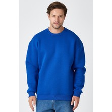 Sedirli Unisex Baskısız Yetişkin Sweatshirt Kapşonlu 3 Iplik Şardonlu