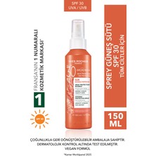 Yves Rocher Vücut Güneş Spreyi - Spf 30 / Sun Double Defense  - Kırmızı Mikro Alg 150ML