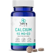 Calcium Tablet 75'li (Kedi ve Köpekler İçin Kalsiyum Desteği)