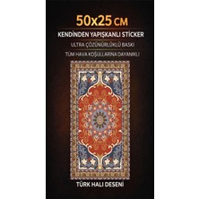 Özgül Reklam Halı Desenli Araç Içi & Dışı Dekor Sticker Folyo | Ultra Kaliteli Sticker / Motor-Kask-Laptop