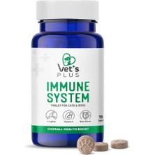 Vet's Plus Immune System Tablet 75’li (Kedi ve Köpekler İçin)
