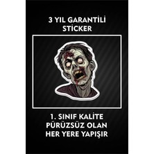 Özgül Reklam Zombi Baskı Sticker / Tablet / Laptop / Bilgisayar / Araba / Defter / Telefon /
