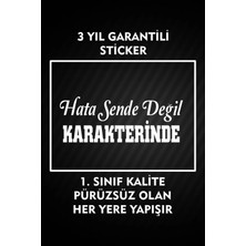 Özgül Reklam Ben Bir Tek Sana Yandım Sticker / Etiket / Araç Sticker / Araba Sticker