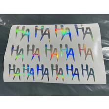 Özgül Reklam Hahaha Sticker Hologram 13X19CM