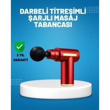 Die Grup Titreşimli Masaj Tabancası 4 Başlıklı 6 Hız Ayarlı Kas Rahatlatıcı