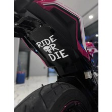 Özgül Reklam Ride Or Die Punisher - Rıde Or Dıe  Punisher  - Sticker  -  Motor Sticker  - Oto Sticker 15X19 cm