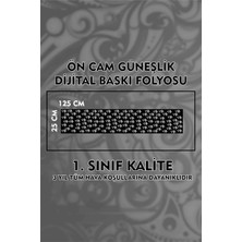 Özgül Reklam Joker Haha Ön Cam Güneşlik Folyo / Dijital Baskı / Yapışkanlı Folyo / Araç Sticker /