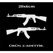 Özgül Reklam Keleş Ak-47 Sticker Çok Amaçlı Sticker
