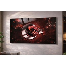 Özgül Reklam Pleksi Tablo | Gazi Mustafa Kemal Atatürk Tablo | 3 mm Pleksi Baskı | Ultra Hd Parlak Duvar Tablosu