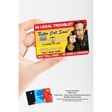 Özgül Reklam Better Call Saul Kartvizit Kredi Kartı & Akbil Sticker Kaplama