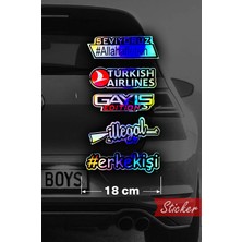 Özgül Reklam Araba Arka Cam Yazıları, Hologramlı Yeni Model,yan Kapı, Yan Cam Stickerı Oto, Motor