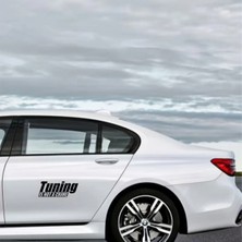 Özgül Reklam Tuning Is Not Crime Yazı Sticker Araba Sticker / Motor Sticker / Laptop Sticker