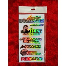 Özgül Reklam Hologramlı Etiket Araba Arka Cam Yazıları Hologramlı Yeni