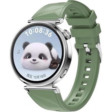 Forzacase Huawei Watch Gt5 Pro 42MM ile Uyumlu Tokalı Silikon Kordon Kayış - FC1215