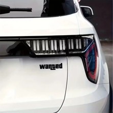 Özgül Reklam Wanted Sticker Motor Sticker - Bisiklet Sticker - Araç Sticker - Scooter Stickler