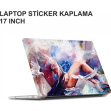 Özgül Reklam Kadın Laptop Sticker / Laptop Kaplama / Laptop Etiket Çıkartma