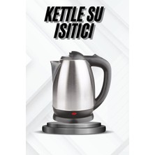 Die Grup Kettle Su Isıtıcı C F Priz Uyumlu 220 - 240 V Paslanmaz Çelik Kablolu