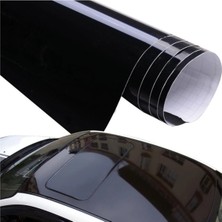 Özgül Reklam Parlak Siyah 122X30 cm Folyo Kaplama Piano Uyumlu Black