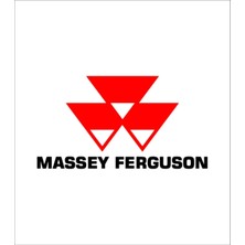 Özgül Reklam Massey Ferguson Logo Sticker / Traktör Sticker 50X27 cm