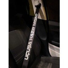 Özgül Reklam Araç Emniyet Kemeri Sticker / Reflektör Sticker / Fosfor Sticker / Araç Sticker / 40 x 4 cm