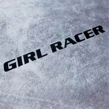 Özgül Reklam Yarışçı Kız Kadın Sürücü Araba Sticker / Motor Sticker / Laptop Sticker