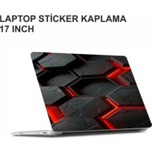 Özgül Reklam 3D Petek Laptop Sticker / Laptop Kaplama / Laptop Etiket Çıkartma / 3D Petek Sticker