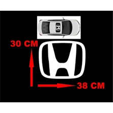 Özgül Reklam Honda Logo Sticker Sunroof Araç Etiketi