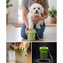 Die Grup Taşınabilir Köpek Ayak Temizleme Aparatı Silikon Fırçalı