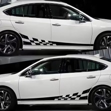 Özgül Reklam Dama Desen Araba Lüks Sticker